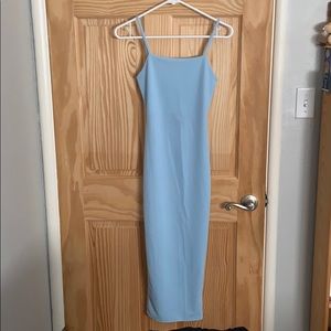Baby blue midi dress